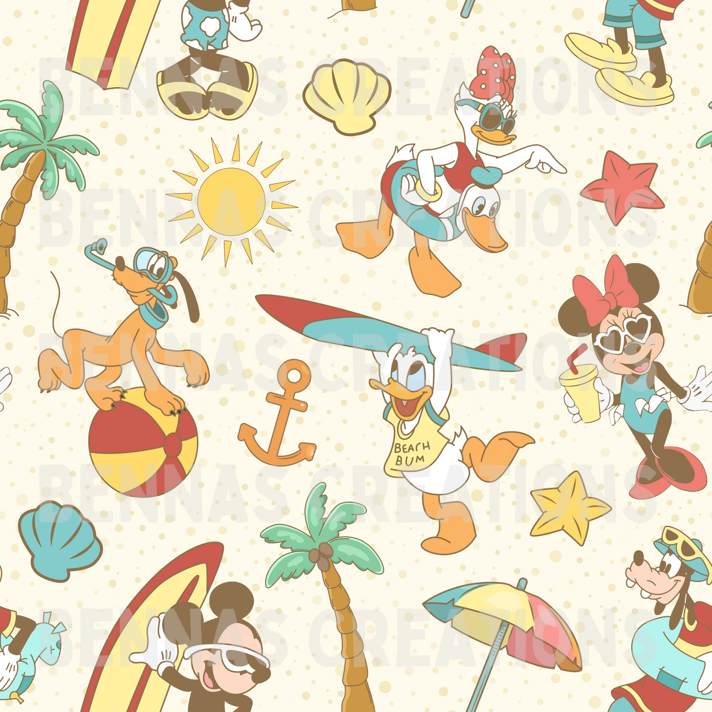 Mouse & Friends Retro Summer