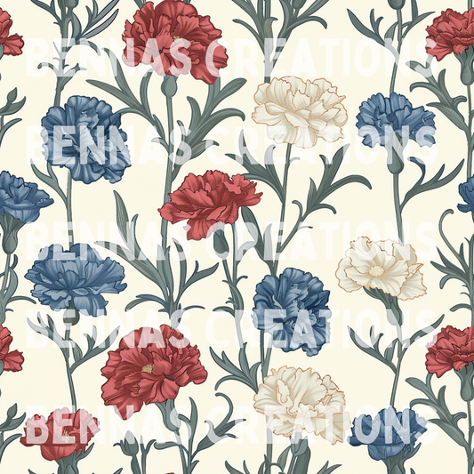 4th of July Carnations