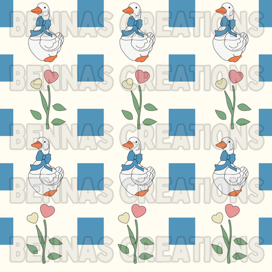 Checkered Country Goose